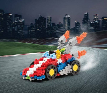 Plus-Plus GO! , Mini Mix 240 szt. Wyścigówka