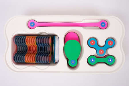 Klocki magnetyczne Clixo Classroom Pack 100 elem.