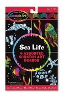 Zdrapka do grawerowania morski świat