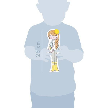 Lalka Chloe z materiału do pomalowania