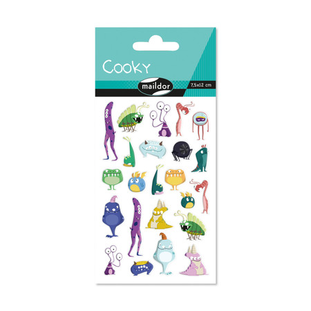 Naklejki 3D wypukłe Potwory