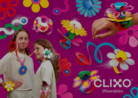 Klocki magnetyczne Clixo Zestaw do tworzenia biżuterii 28 elem.