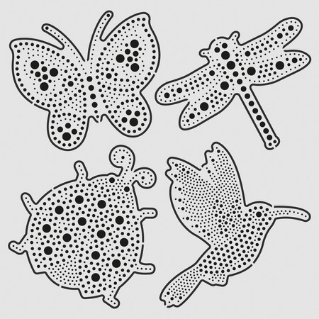 Zestaw do malowania kropkami dla dzieci Natura