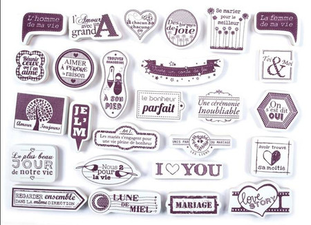 Stempelki do Scrapa Ślubne