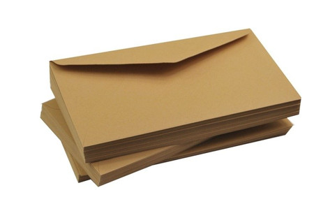 Koperty kolorowe brązowe 80g DL 10szt