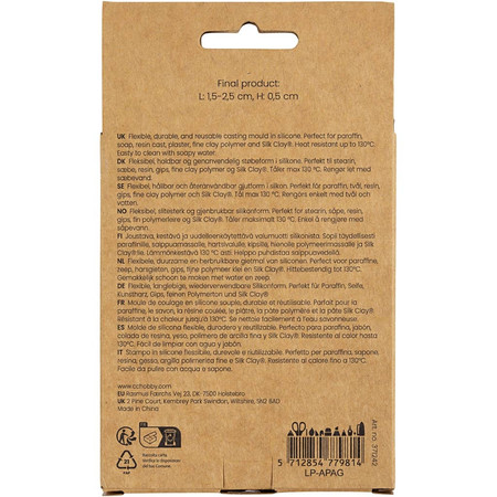 Foremka Silikonowa Kwiatki 6 wzorów