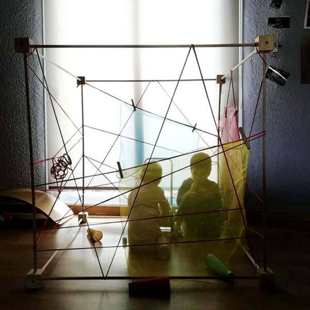 Drewniane patyczki konstrukcyjne Trigonos Cubic - 20 el.