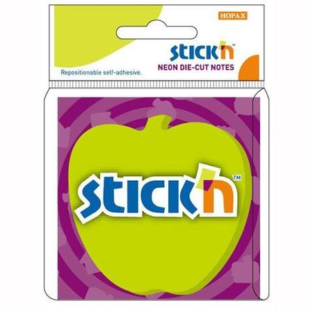 Notes Samop. 76x76mm Zielone Jabłko 50Kart.