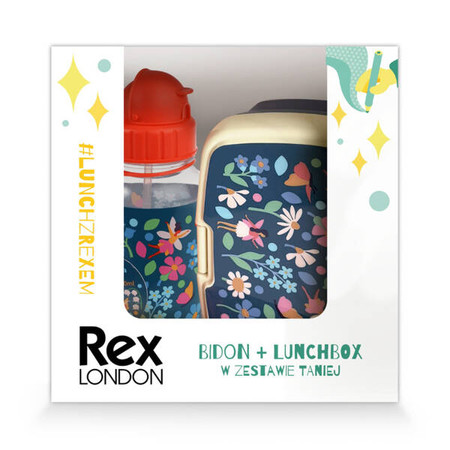 Zestaw śniadaniowy lunchbox i bidon Wróżki, Rex London