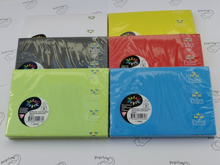 Koperta czarna C6 11,4x16,2cm Pollen 1 sztuka