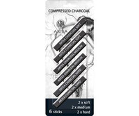 Zestaw węgli prasowanych Astra 6 szt