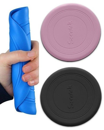 Silikonowy dysk do rzucania Scrunch - Ciemny szary