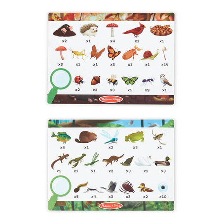 Dwustronne puzzle podłogowe Let’s Explore szukaj i znajdź 48 el. Melissa & Doug 30833