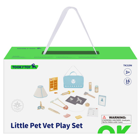 Tooky Toy Zestaw Weterynarza Torba 17el.