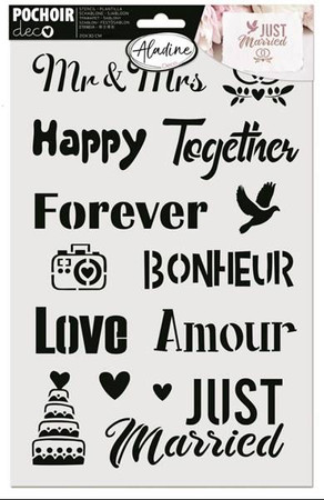 Szablon 30x20 cm Miłość