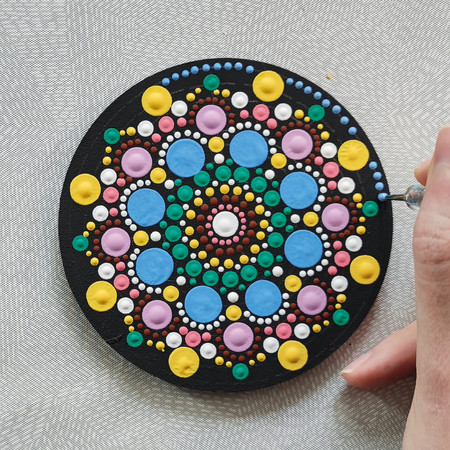 3 Szablony do malowania kropkami