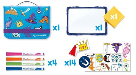 Maped Creativ Tablica Biała, Magnetyczna Zestaw Podróżny