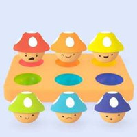 Sassy Psotne grzybki sorter dla dzieci – zabawka edukacyjna 12 mies.+