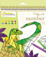 Kolorowanki po numerach Dinozaury