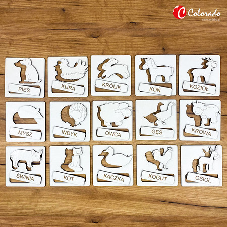 Układanka Tematyczna– Zwierzęta Na Wsi