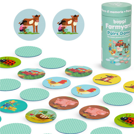 BOPPI Układanka w pary memo Farma