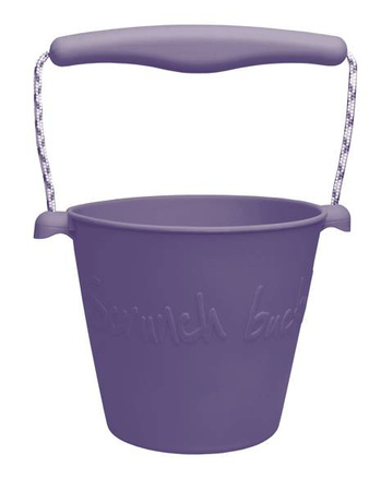Składane wiaderko do wody i piasku Scrunch Bucket - Purpurowy