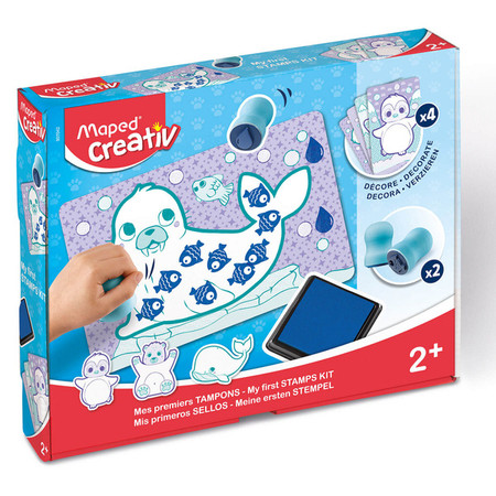 Maped Creativ Zestaw ze stempelkami dla dwulatka