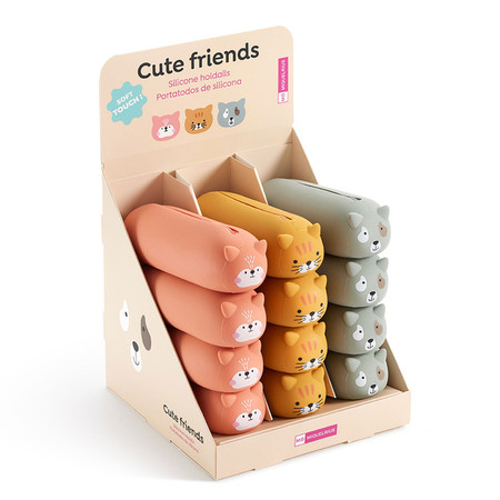 Silikonowy piórnik Miquelrius - Lisek