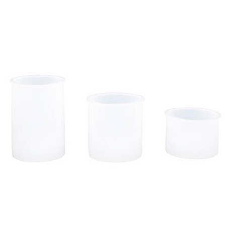 Formy silikon 3 Świeczniki H:4, 6 i 8 cm
