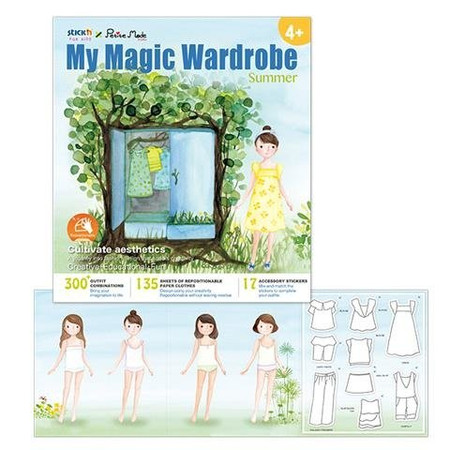 Książka do zabawy Moja Magiczna Garderoba Lato