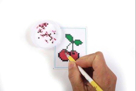 Naklejka Diamentowa Mozaika Wiśnie