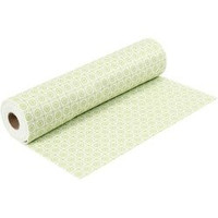 Filc w rolce W: 45 cm L: 5m Zielone Kwiatki