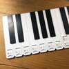 Układanka pianino do nauki rozkładu nut na klawiaturze