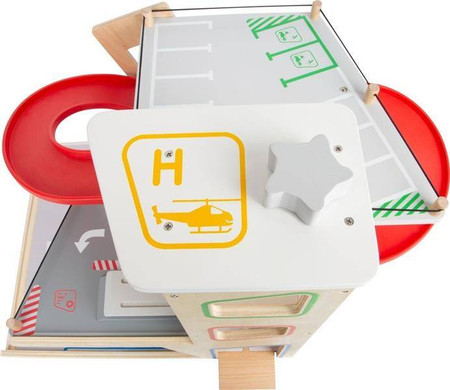 Parking dla dzieci garaż premium z myjnią, windą, stacją samochodów elektrycznych, stacją benzynową 11676- Small Foot, zabawki dla chłopców i dziewczynek