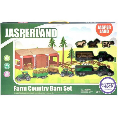 WOOPIE Zestaw Farma ze Zwierzętami Figurki + 2 Traktorki 102 el.