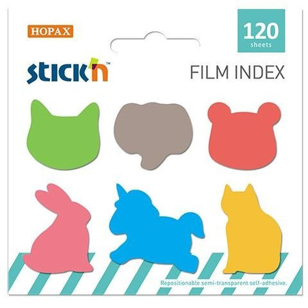 Zakładki Indeksujące Kształty Zwierzęta