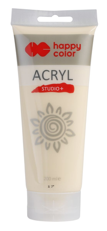 Farba akrylowa Studio 200 ml ivory Happy Color