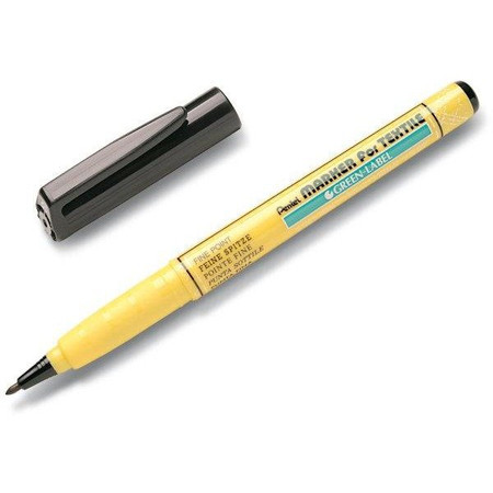 Marker do tkanin czarny Konturówka Pentel