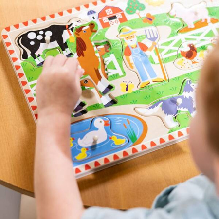 Puzzle muzyczne Old MacDonald Melissa & Doug