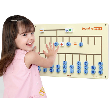 Układanka edukacyjna panel ścienny - Liczby