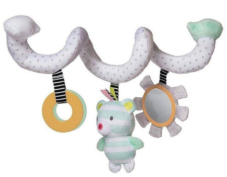 Sprężysta zawieszka do wózka z pluszu 215300-Manhattan Toy, zabawki dla niemowląt