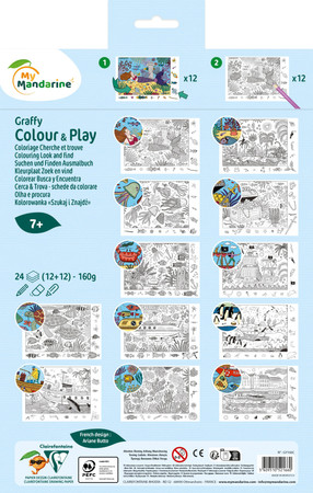 Kolorowanki A4 Szukaj i znajdź - Morze