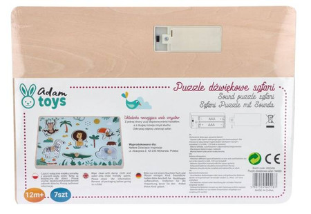 Puzzle dźwiękowe - safari