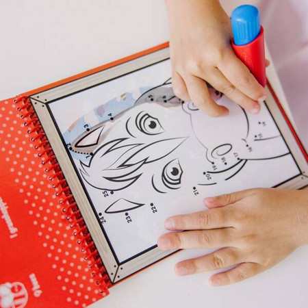 Malowanka wodna Kolorowanka Połącz kropki WaterWOW