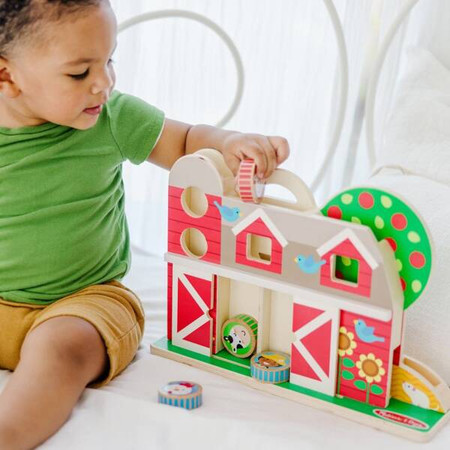 Drewniana farma GO Tots Barnyard Tumble Melissa and Doug