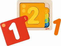 Puzzle warstwowe do nauka liczenia