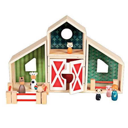 Drewniana farma ze zwierzątkami | Egmont Toys