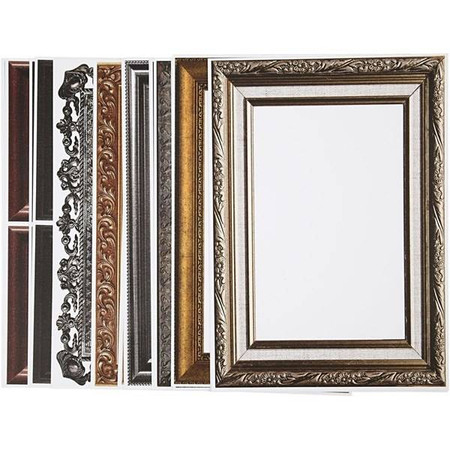 Papier w Ramki Metaliczne 230g 16 ark.