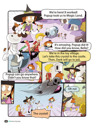 Komiks dla dzieci po angielsku Magic Adventures Level 3 Część 6