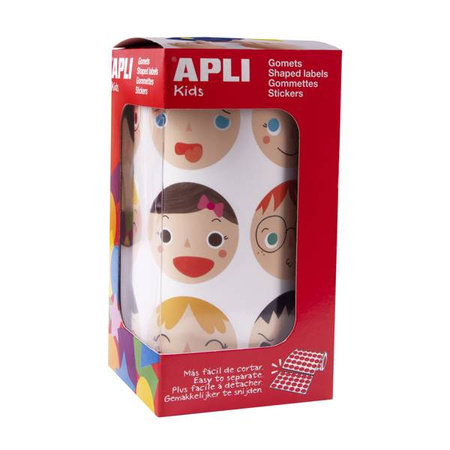 Zestaw naklejek w rolce Apli Kids - Emocje